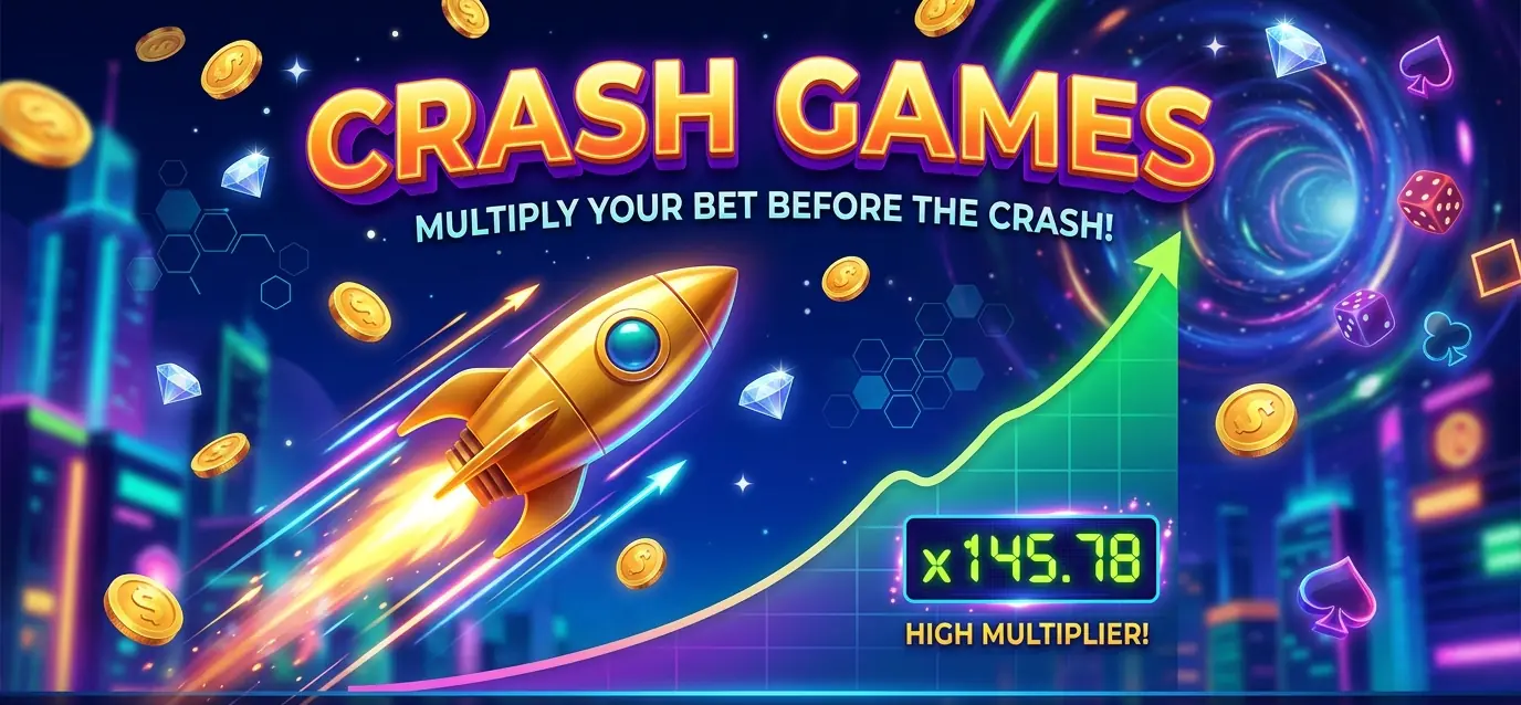Crash games Casinia casino